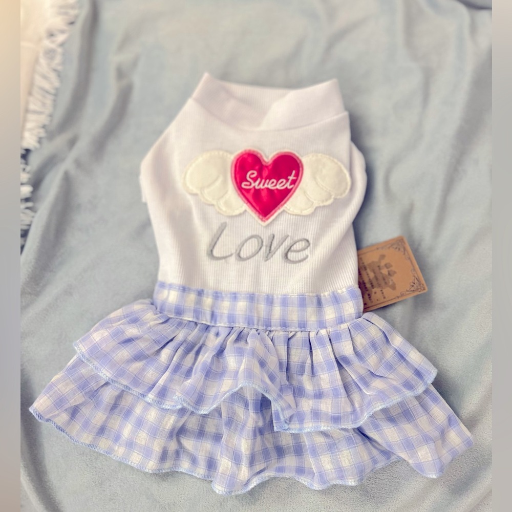Dog Dress, 100% Cotton, Brand New